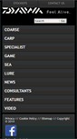 Mobile Screenshot of daiwasports.co.uk